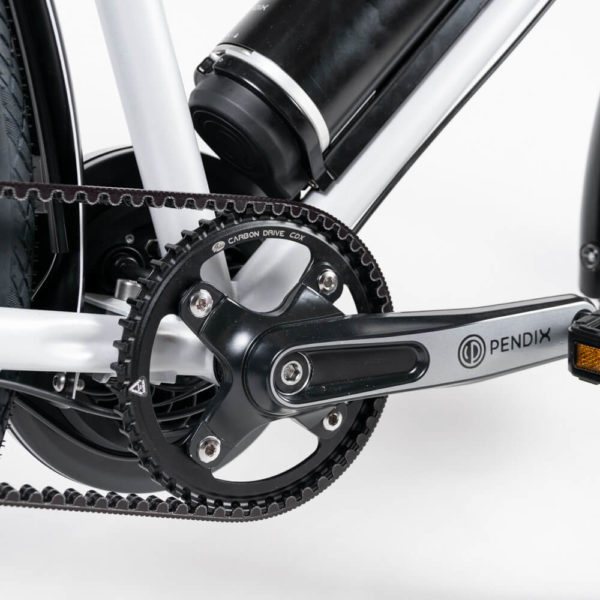 Brik Belt Pendix bicicleta eléctrica motor central con correa de carbono