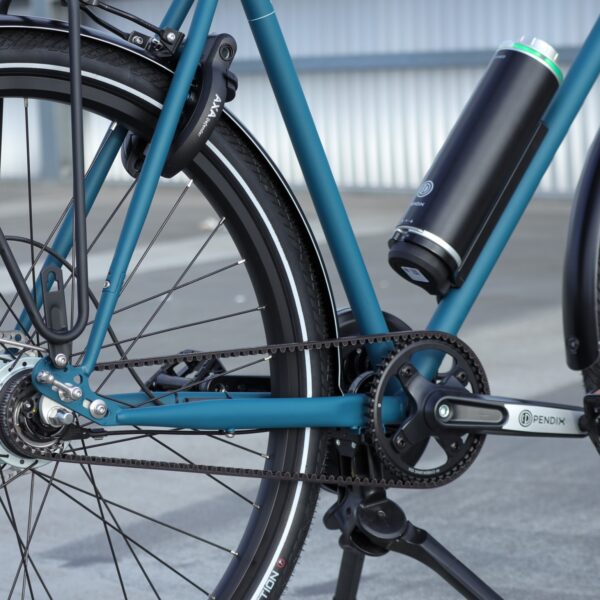Brik Pendix Man bicicleta eléctrica motor central correa de carbono